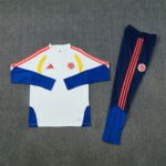 Colombia 2026 White Half Zip Long Sleeve Training Kit - Image 3