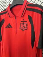 Colo-Colo 2026-27 Red Half Zip Training Top - Image 3