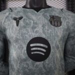 Barcelona 2026-27 Grey Goalkeeper Long Sleeve Jersey Player Version - Image 3