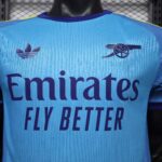 Arsenal 2026-27 Blue Goalkeeper Jersey Player Version - Image 3