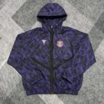 Barcelona 2026-27 Away Kobe Purple Hoodie Windbreaker - Image 3