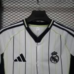 Real Madrid 2025-26 White Baseball Jersey - Image 3