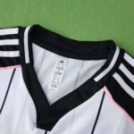 Juventus 2025-26 White Black Pinstripe Baseball Jersey - Image 3