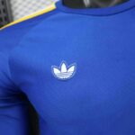 Real Madrid 2026-27 Retro Lifestyle Blue Long Sleeve Jersey Player Version - Image 4