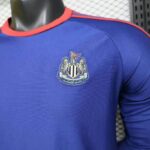 Newcastle United 2026-27 Retro Lifestyle Blue Long Sleeve Jersey Player Version - Image 4
