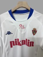 Real Zaragoza 2001-02 Home Retro Jersey - Image 4
