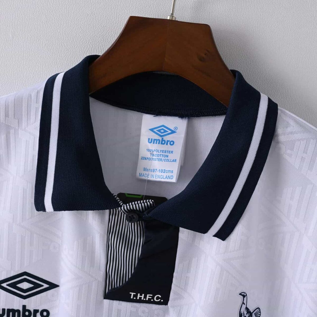 Tottenham Hotspur 1991-93 Home Retro Jersey - Image 4