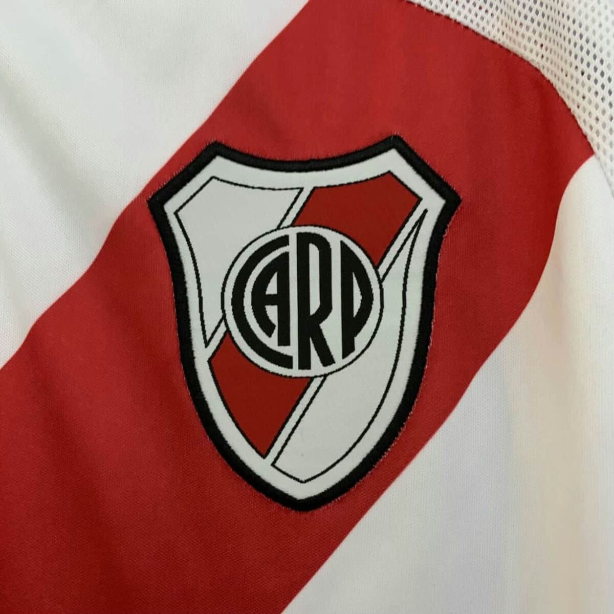 River Plate 2006-07 Home Retro Long Sleeve Jersey - Image 4