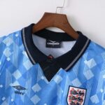 England 1990 FIFA World Cup Second Away Retro Jersey - Image 4