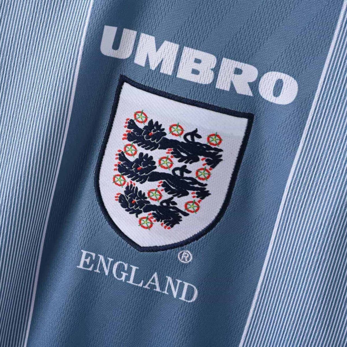 England 1996 Away Retro Long Sleeve Jersey - Image 4