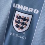 England 1996 Away Retro Long Sleeve Jersey - Image 4