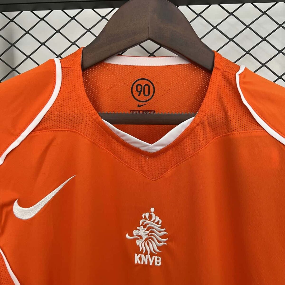 Netherlands 2004 Home Retro Jersey - Image 4