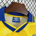 Colombia 1994 FIFA World Cup Home Retro Long Sleeve Jersey - Image 4