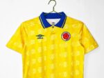 Colombia 1994 FIFA World Cup Home Retro Jersey - Image 4