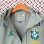 Brazil 2026 Light-Green Hooded Windbreaker - Image 4