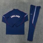 England 2026 Blue Half Zip Long Sleeve Training Kit - Image 4