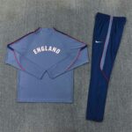 England 2026 GreyHalf Zip Long Sleeve Training Kit - Image 4