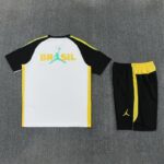 Brazil Jordan 2026 White Short Sleeve Training Kit - Image 4