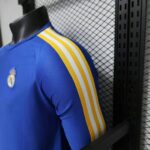 Real Madrid 2026-27 Retro Lifestyle Blue Long Sleeve Jersey Player Version - Image 5