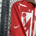 Atletico Madrid 2025-26 Red-White Pre-Match Long Sleeve Jersey - Image 5