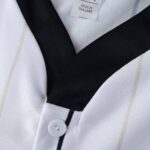 Juventus 2025-26 White Black Pinstripe Baseball Jersey - Image 5