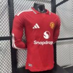 Manchester United 2026-27 Home Long Sleeve Jersey Player Version - Image 6