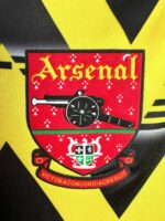 Arsenal 1991-93 Away Retro Long Sleeve Jersey - Image 6