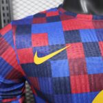 Barcelona 2026-27 Blue-Red Checkered Pre-Match Jersey Player Version - Image 6
