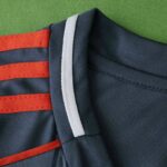 FC Bayern Munich 2025-26 Dark-Grey Pinstripe Baseball Jersey - Image 6