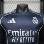 Real Madrid 2025-26 Away Long Sleeve Jersey Player Version - Image 6