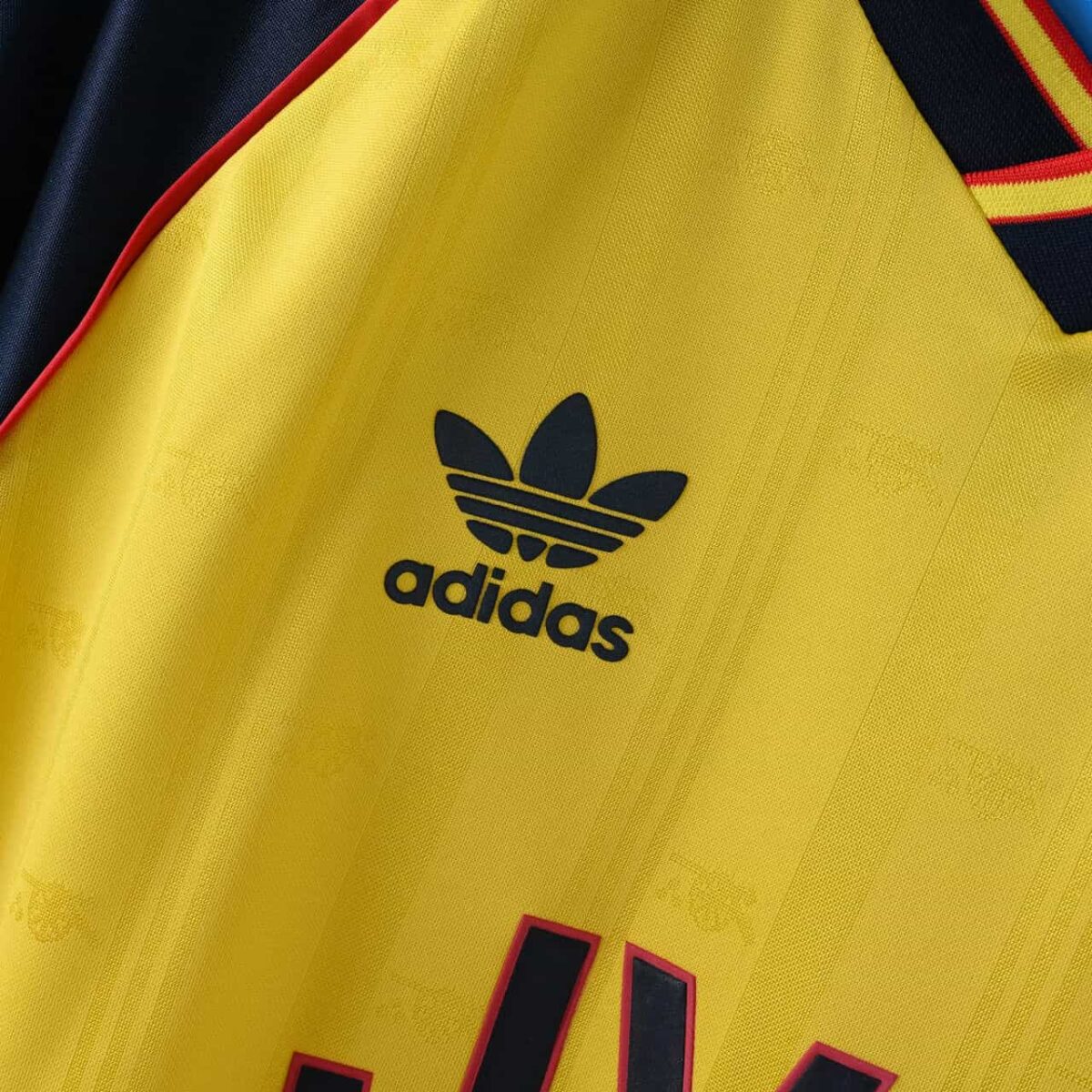 Arsenal 1988-90 Away Retro Jersey - Image 7