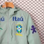 Brazil 2026 Light-Green Hooded Windbreaker - Image 7