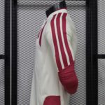 Real Madrid 2026-27 Off-White-Pink Track Long Sleeve Jersey Player Version - Image 7