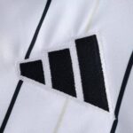 Juventus 2025-26 White Black Pinstripe Baseball Jersey - Image 7