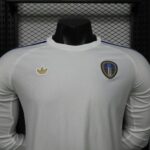 Leeds United 2026-27 Retro Lifestyle White Long Sleeve Jersey Player Version - Image 7