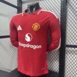 Manchester United 2026-27 Home Long Sleeve Jersey Player Version - Image 7