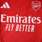 Arsenal 2025-26 Home Long Sleeve Jersey Fan Version - Image 8