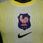 France 2025 Yellow Goalkeeper Jersey Player Version - Image 9